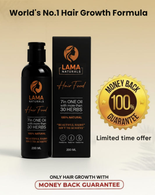 Original Lama Naturals Hair Food Oil of Pakistan